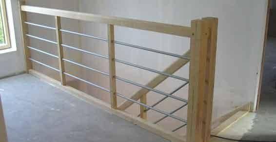 escalier rectangulaire en inox