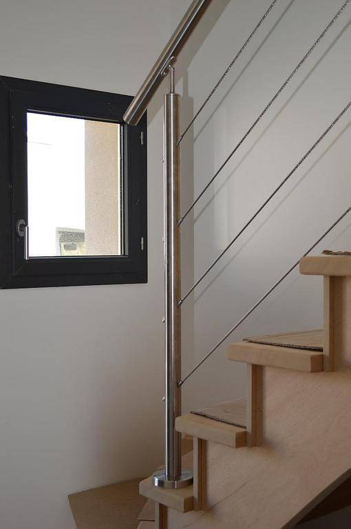 escalier de jardin en bois