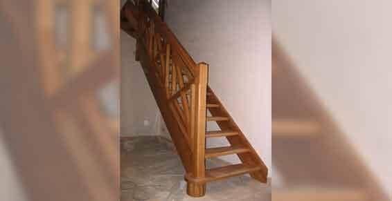 escalier métal contemporain